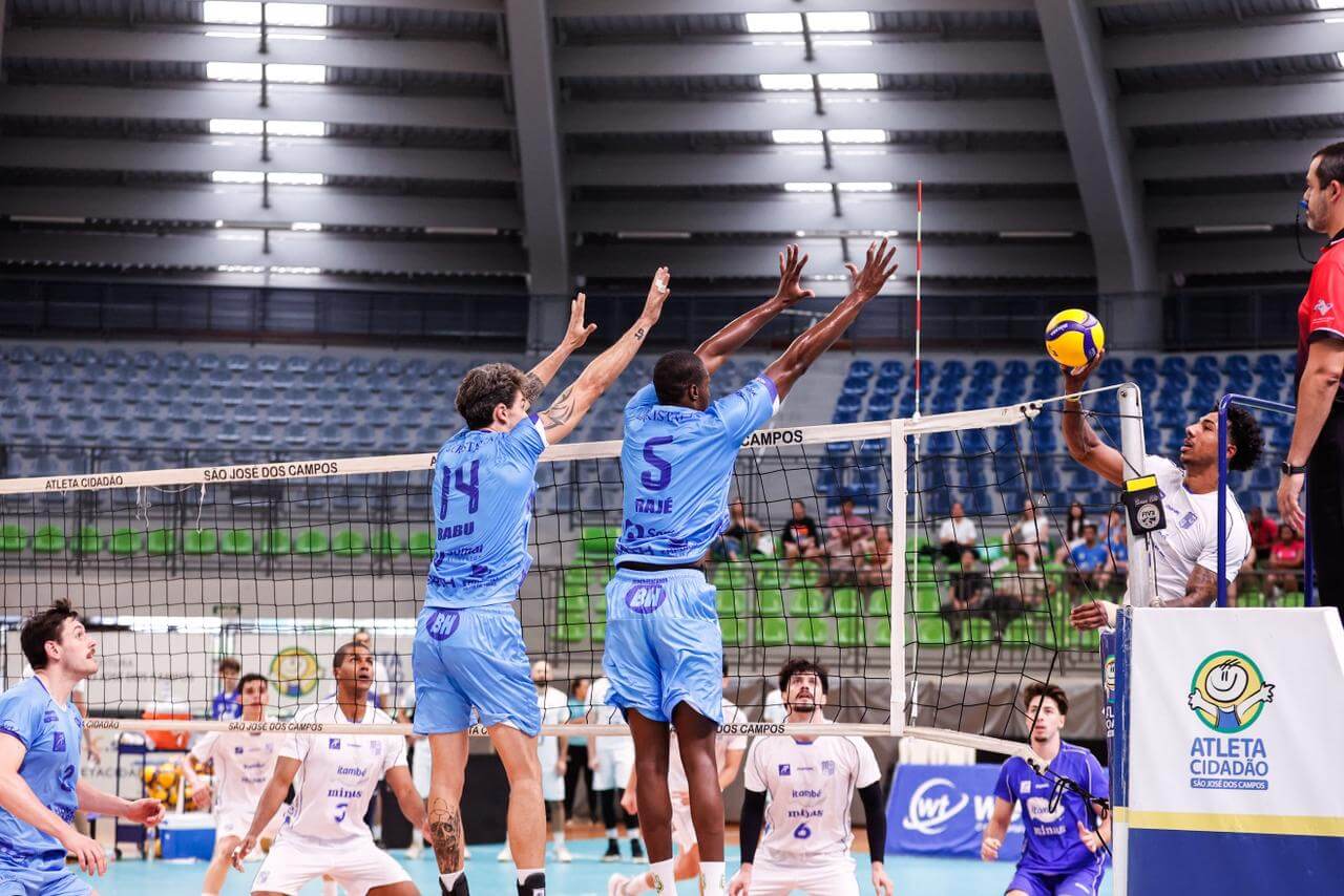 MOC Vôlei reage, vira sobre o Minas e vence clássico pela Copa São José